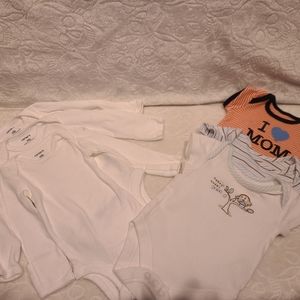 Lot of 6 onesies